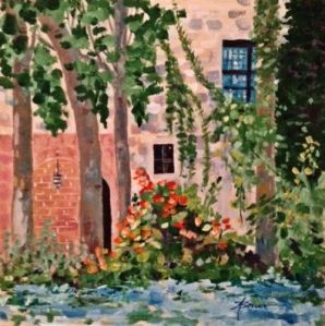 5-Blue Window- Rhodes Old Town