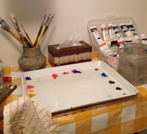 New table in studio 9-14-13