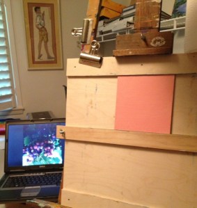 Start with a pink surface