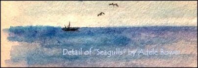 Detail of Seagull painting 7-20-15