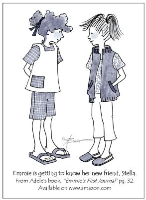 Emmie meets Stella 4-30-16