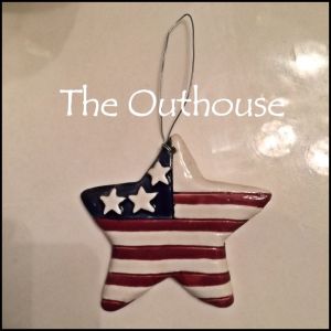 Star Sign for door on outhouse